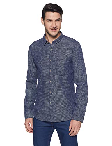Cherokee by Unlimited Men's Solid Regular Fit Casual Shirt