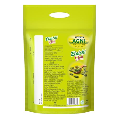 Image of TATA TEA AGNI, Elaichi Chai,1Kg,cardamom tea