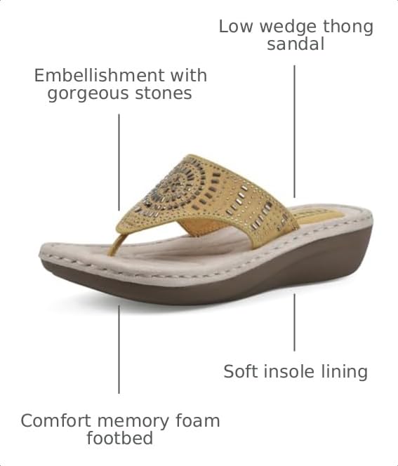 Image of Cliffs by White Mountain Women's Cienna Cushioned Sandal