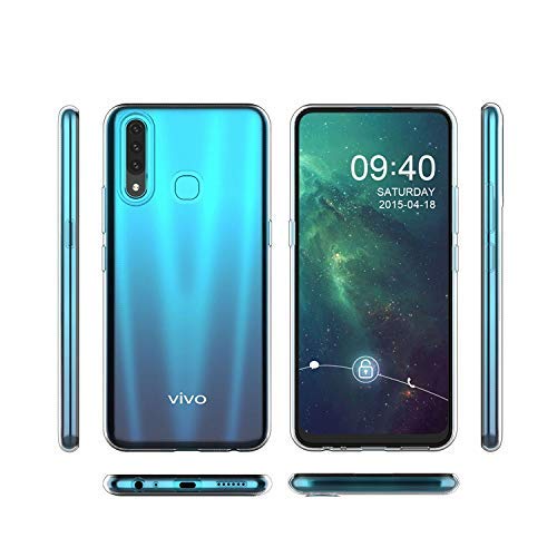 Image of Case Creation Brand - Mobile Cover for Vivo Y11 (Soft & Flexible Back Case), Transparent