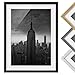 Produktbild Bild mit Rahmen - New York Rockefeller View - Rahmenfarbe Schwarz, 70 x 50 cm