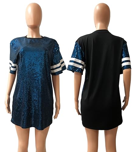 Image of PORRCEY Juniors Short Sleeve Sequin Funny Dress Shirts
