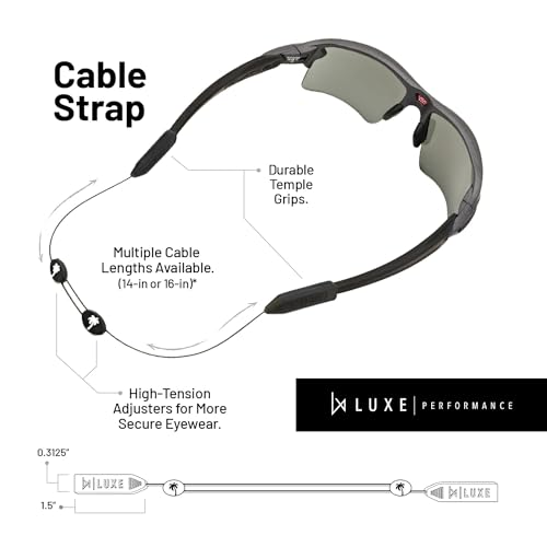 Image of Glasses Strap- Eyewear Retainer, Sunglasses Strap, Eyeglasses Strap, Adjustable Cable Straps, Glasses Holder