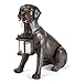 Wind & Weather Dog Solar Statue (Black Lab, Lantern)