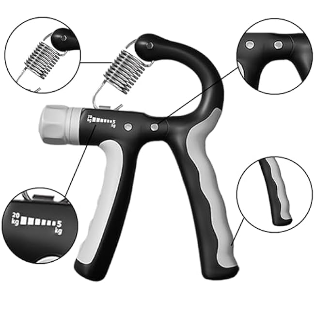 Hand Grip Strengthener for Kids and Youth, Adjustable Resistance Hand Gripper 11-45Lbs, Hand Grips for Strength Training, Stress Relief Grip