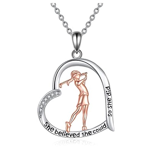 Inspirational Golf Necklace for Women
