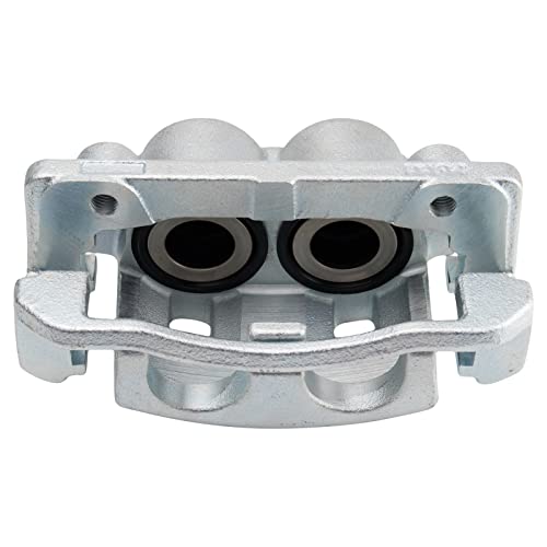Image of TRQ Front Left Brake Caliper w /Bracket Drivers Side