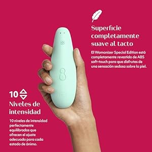 Womanizer Special Edition Succionador de clítoris Femenino | Estimulador Vibrador Mujer con 8 niveles de intensidad | Juguetes eróticos para pareja sexuales | Mint