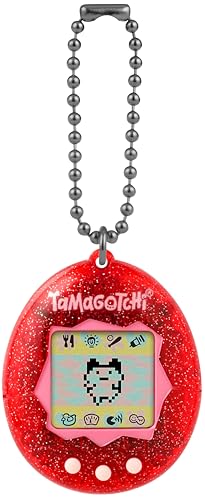 Bandai - Tamagotchi Original Color Collection Red - Animal electrónico Virtual - Juguete Interactivo en Italiano - Tamagotchi Color Rojo - Juguete para niños a Partir de 8 años - 46006