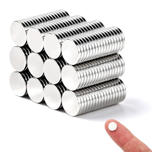 Image of TRYMAG Small Rare Earth Magnets, 200 Pack, 7x1mm