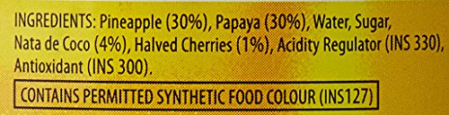 Del Monte Fiesta Fruit Cocktail, 439g | Canned Fruits| Bite Sized Fruits | Mixed Fruits | Pineapple | Papaya | Coco | Cherries - Image 12 thumbnail