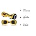 cho New Hoverboard Electric Smart Self Balancing Scooter with Built-in Wireless Speaker 6.5“ LED Wheels and Side Lights Safety Certified (Chrome Gold)