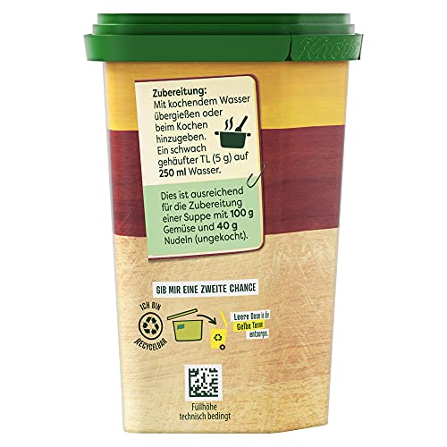 Knorr Suppe mit Rind Bouillon mit kräftigem Geschmack und natürlichen Zutaten 330 g