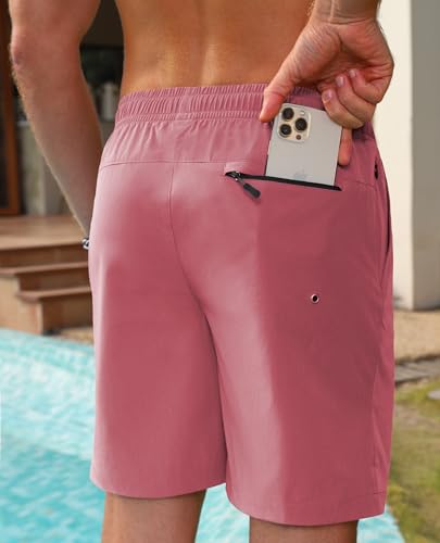 Milin Naco Mens Swim Trunks 7 inch Mens Bathing Suit Quick Dry Swimming Trunks for Men with Pockets no Liner2