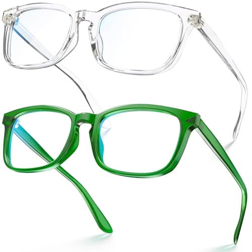 Image of VISOONE Blue Light Blocking Glasses Square with Anti Computer Glare for Gaming Women and Men MONTANA