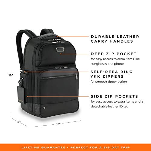 Image of Briggs & Riley @Work Large Cargo Backpack, Black