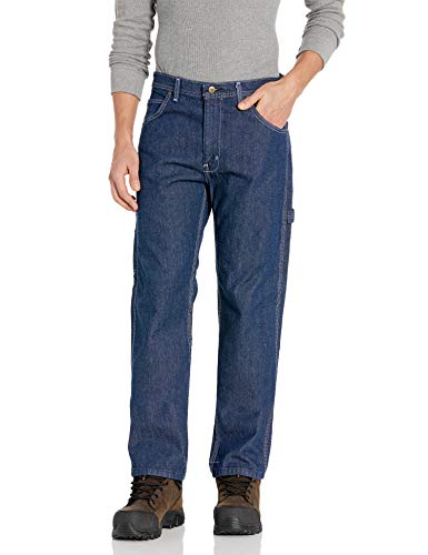 Key Industries Men's Key Apparel Traditional-Fit Indigo Denim Dungaree, 34W x 32L