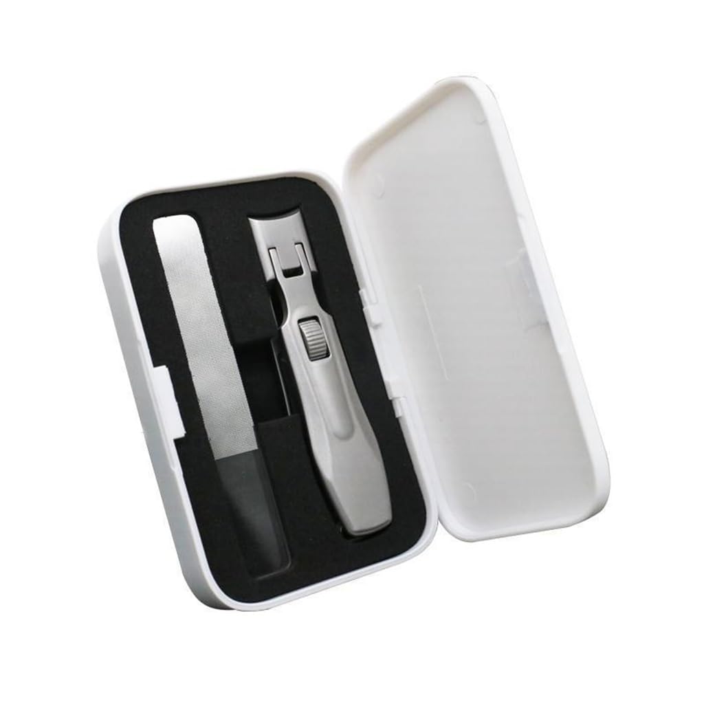 Coupe-ongles anti-éclaboussures en acier inoxydable premium pour une manucure durable