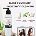 Beef tallow & Goat milk Leave-In Conditioner| Handmade hair Detangler- Anti-Frizz dreadlock moisturizer-Split End Moisturizing Hair Care for Dry, Damaged Hair Moisturizing Curl Primer (8 Fl Oz)