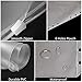 YoeeJob A6 Budget Binder Envelopes Clear PVC Loose Leaf Bags Zipper Pouch Cash Envelopes for Budgeting, 12 Packs
