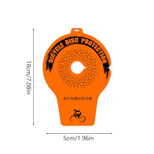 Cubierta de freno de disco para ciclismo con protección antisalpicaduras en limpieza de cadena 5