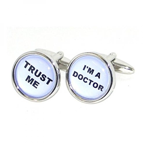 Mancuernillas Trust Me I'm A Doctor para hombre miniatura 1