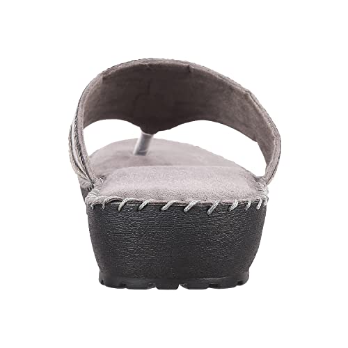 Image of Metro Women's Faux Leather Thong Strap Comfy Fashion Sandals