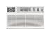 Koldfront WTC10001W 10000 BTU 208/230V Through the Wall Air Conditioner with 10600 BTU Heater with Remote