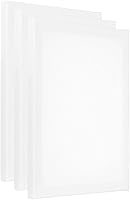 Vista 12 de PATIKIL Paneles de lienzos de pintura para pintura, paquete de 3 paneles cuadrados de madera de 4 x 4 pulgadas, paneles de arte en blanco estirados