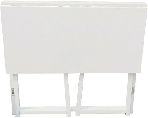 Miniatura 6 de Escritorio pequeño plegable – Mesa de estudio versátil para laptop – Blanco – Diseño que ahorra espacio – Perfecto para la oficina en casa