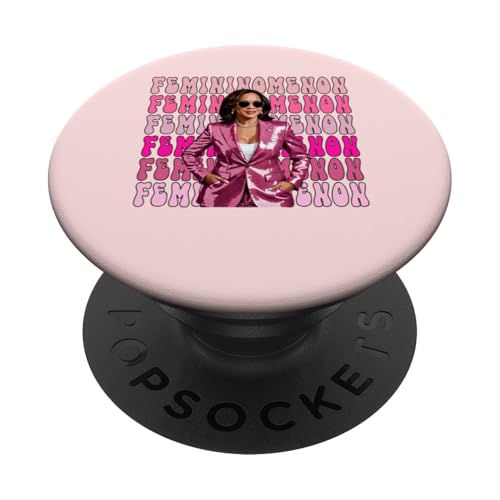 Harris election president walz 2024 47 feminismo mujer gato PopSockets PopGrip Intercambiable
