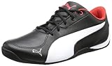  PUMA Drift Cat 5 L Jr 304609, Unisex-Kinder Sneaker, Schwarz (Black-White-high Risk red 01), EU 38 (UK 5) (US 6)