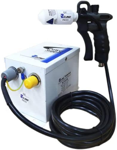 Pistola de aire de iones Pistola antiestática de eliminación de polvo de doble aguja de mano Pistola de polvo