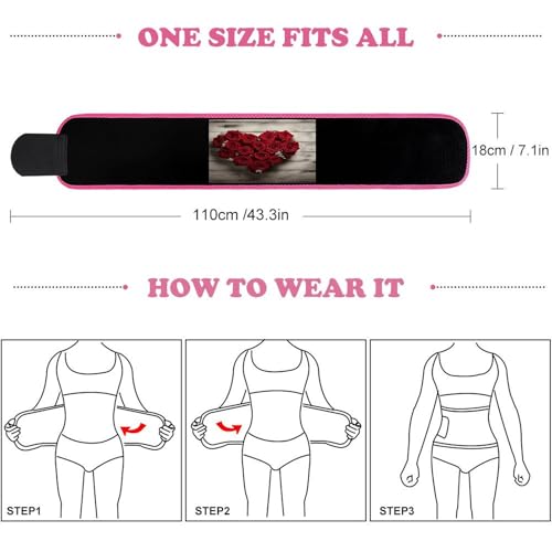 Faja Reductora con Estampado de Rosas para Mujer y Hombre miniatura 2
