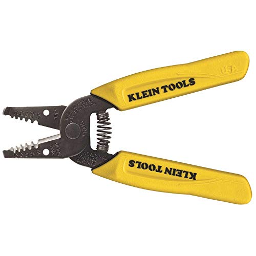 Klein Tools 11045 イエロー 10-18 AWG ワイヤーストリッパー ＆ カッター