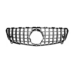 Car Craft Front Bumper Grill Compatible With Mercedes Benz A Class W176 A180 A200 A250 A45 Amg Gtr 2016-2019 Front Bumper Grill W176 Grill Gtr Silver 2016