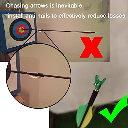 Ameyxgs 50Pcs Arrow Pin Nock Bushing Diy Arrow Nock Pins Adapter For Id 6.2Mm/6.0Mm/4.2Mm Arrow Shaft Diy Archery (4.2Mm) #TOP1