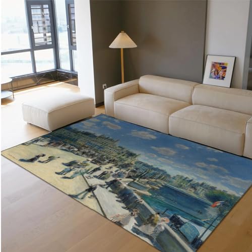 Tapis Renoir Paris antidérapant, solution sol sécurisé salon et bureau