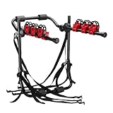 Luocute Auto-Fahrradträger, Eiserner, Stark Tragender Auto-Heck-Fahrradträger mit Schneller Installation, für SUV-Fließheck-MPV-Campingreisen, Outdoor-Sportarten