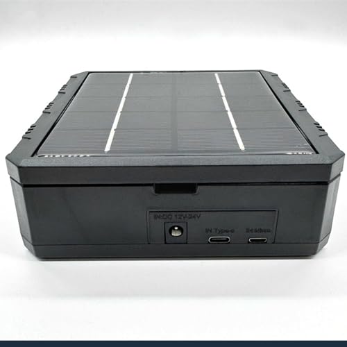 Image of USB C Solar Battery Charging Adapter 4 Slot Case Battery Charging Case for 26650 /21700 /18650 /18500 /16340 Type C Interface 4-Slot Outdoor Charger