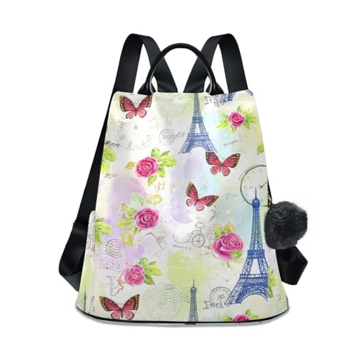 Sac à dos vintage pour femme imprimé décontracté tendance urbaine