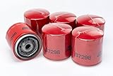 Baldwin B7298 Oil Filter – 6-Pack | Spin-On Lube Filter | Replaces Kubota 1C020-32430 / Wix 57430 /