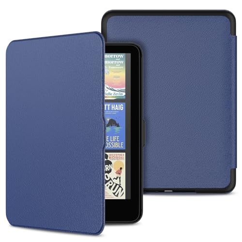 Image of Sanyetral Protective Case PC Hard Back Cover with Auto Wake /Sleep Function, Incompatible with TCL Remarkable Nokia -Blue