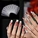 TSUOUKL 20 Stück Silk Fiberglass Nail Extensions, Fiberglas Nagelverlängerung Nail Extension Silk Fiberglass Gel Kit Manicure Tool für Fiberglasmodellage die Fingernagelreparatur Nägelverlängerung