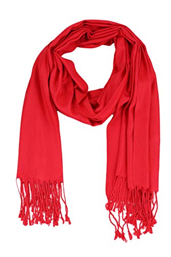 PASKMLNA Large Solid Color Pashmina Shawl Wrap Scarf 80" X 27" (xw#4)