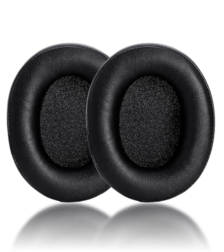 Replacement earpads Compatible with AKG K361 Headphones | [Black] High-density sound-isolating soft ear pads, protein leather material miniatura 1