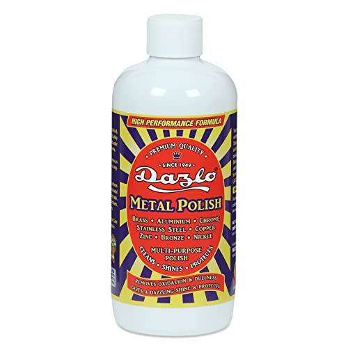 Image of Dazlo Metal Polish (330g) - For Shining & Cleaning Brass, Copper, Aluminium, Chrome, Stainless Steel, Zinc, Nickel, Bronze, Pewter & Fibreglass