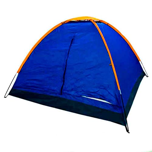 Barraca Camping 4 Pessoas Iglu Tenda Acampamento Bolsa Azul