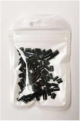 Italian Keratin Bond Glue Beads 100 Pieces - Hard Bond Hair Extension Beads - Black