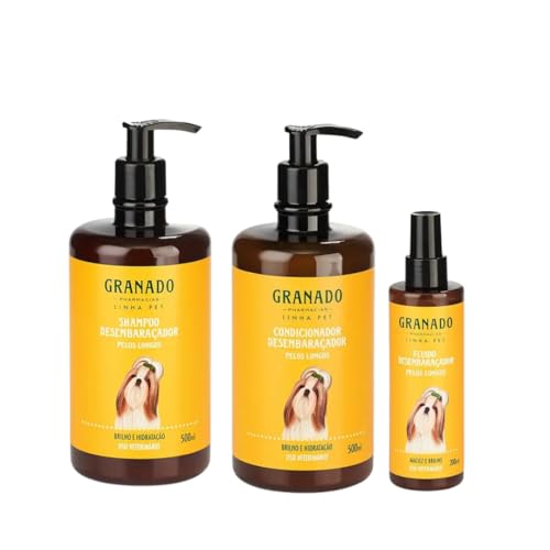 Combo Shampoo + Condicionador Granado + Fluído Desembaraçador Pelos Longos